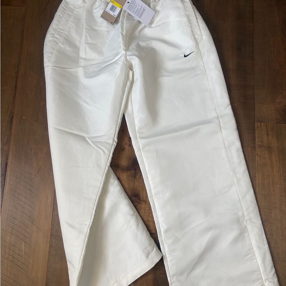 Nike White Women's Elastic-Waist Pants